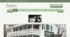 Desktop Screenshot of piedmontveterinary.com